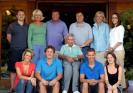 Dicks immediate family on holiday together in Paignton, Devon, 2008. Back row LtoR: Matthew (Felixs elder son), Alex (Merricks wife), Merrick, Felix, Debbie, Anna (Matthews fiance) Front row LtoR: Olivia (Tims girlfriend), Tim (Merricks son), Dick, William (Felixs younger son), Louise (Williams girlfriend)