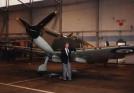 In the Battle of Britain Memorial Hangar, 1990.