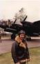 At the Battle of Britain Memorial Flight, 1990. 